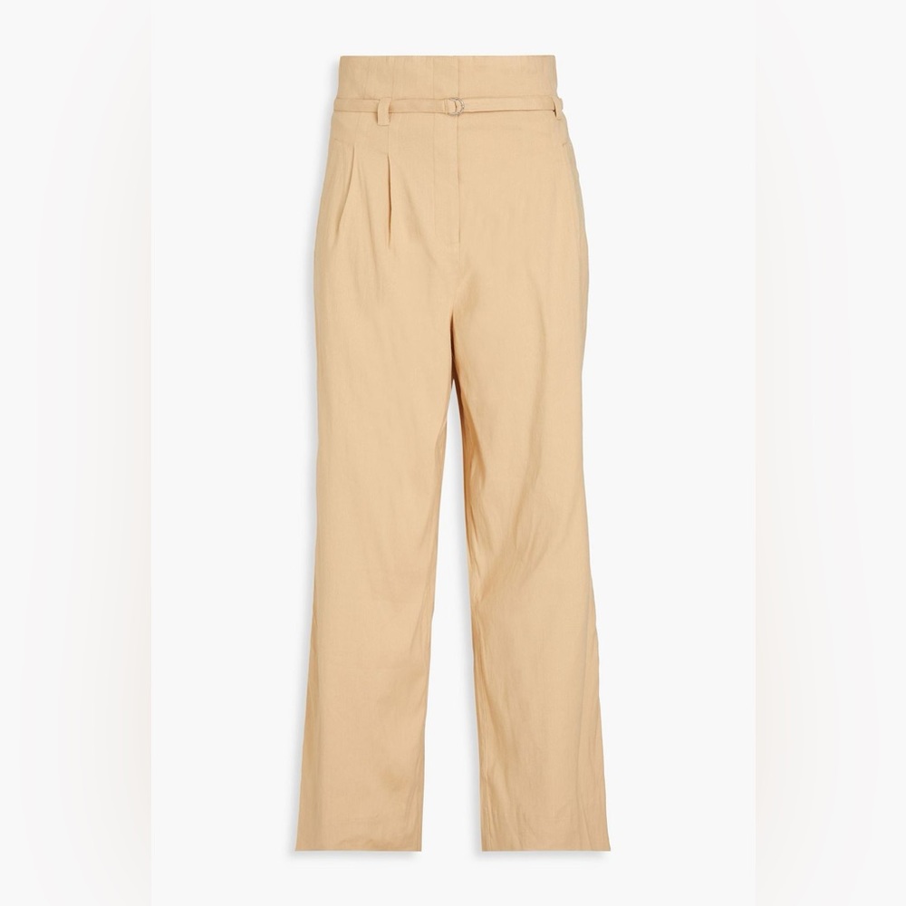 DEREK LAM 10 CROSBY
Linen-Blend Wide-Leg Pants Size 4 NWT *NO BELT*